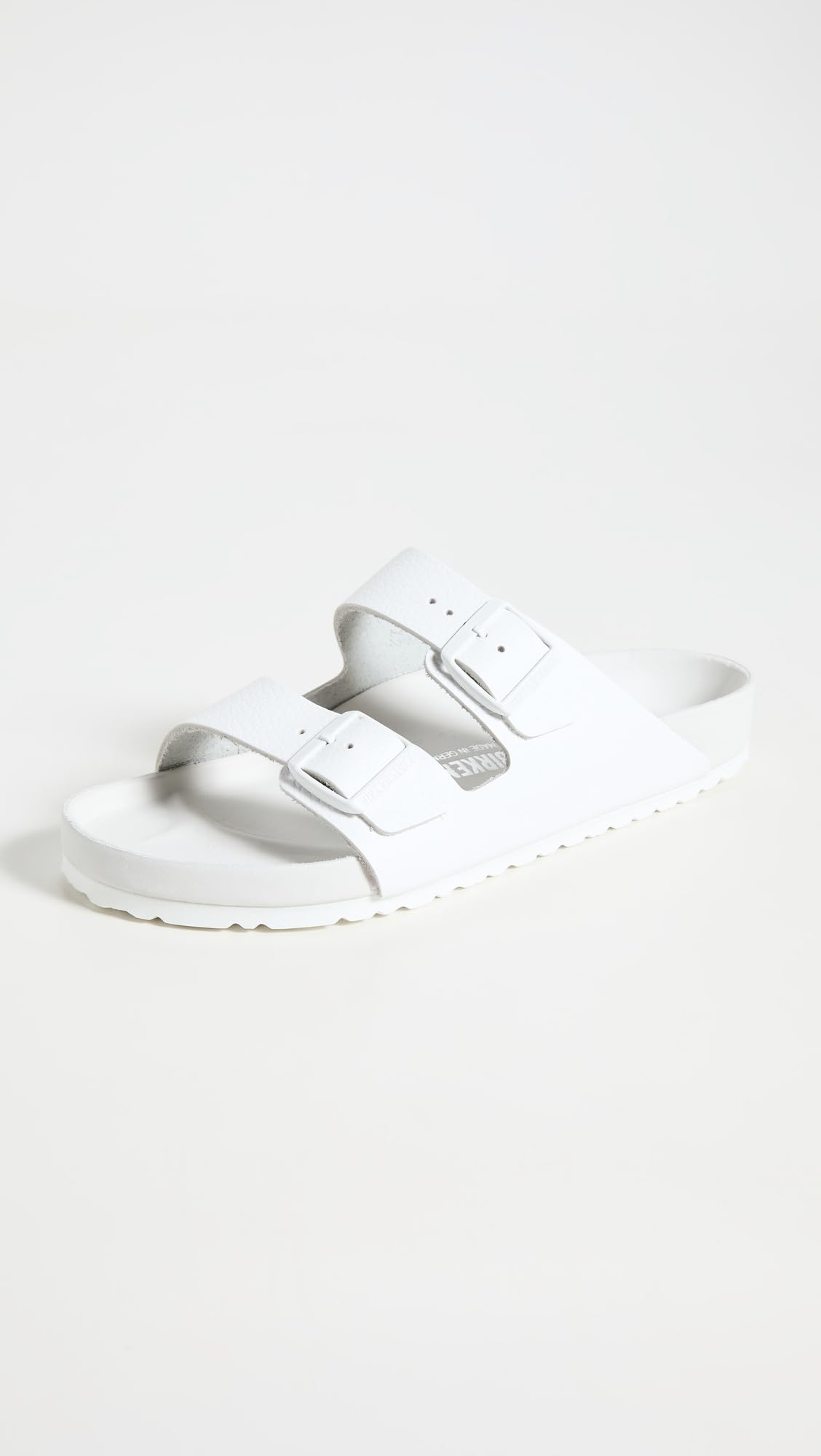 Birkenstock Men's BIRK-051131 Arizona Leather Sandals, White, 37