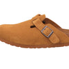 BIRKENSTOCK Adult Boston Leve Corduroy Cork Brown, brown, 10 Women