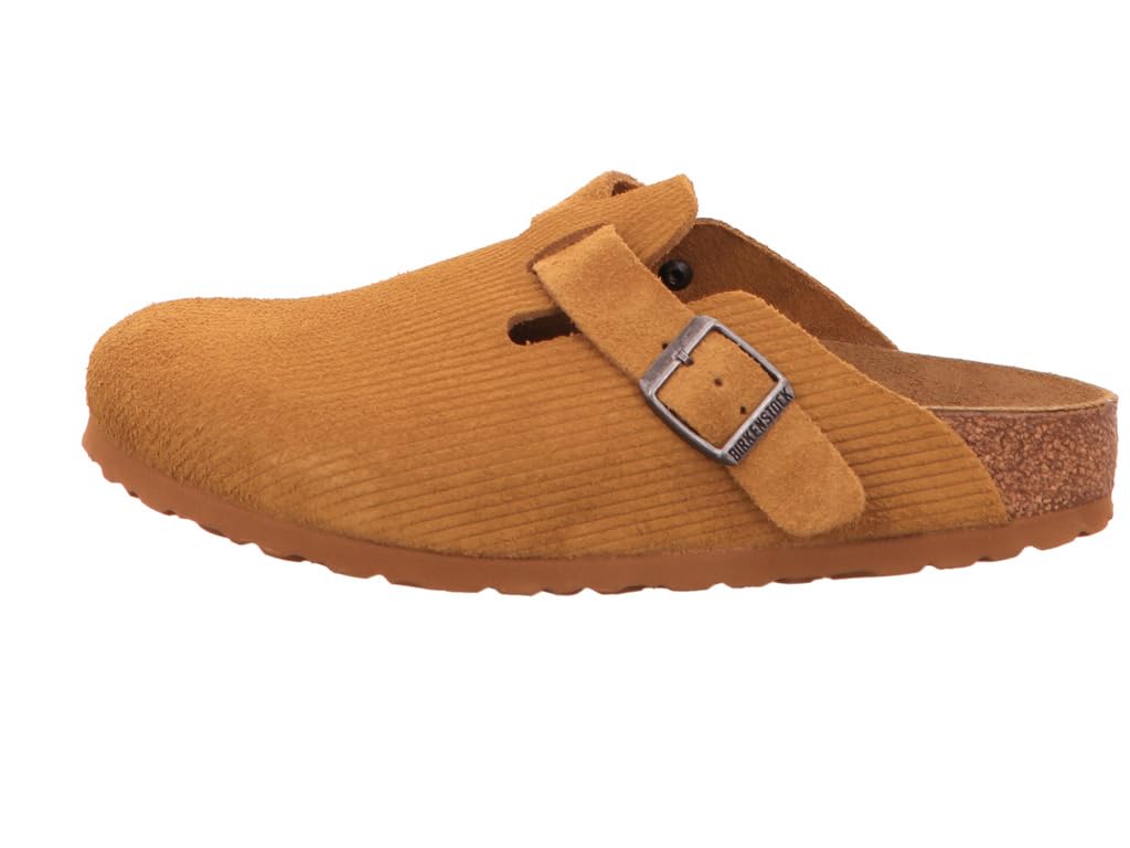 BIRKENSTOCK Adult Boston Leve Corduroy Cork Brown, brown, 10 Women