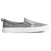 Sperry Women's Crest Twin Gore Boat Shoe, Silver CAMO, 9.5