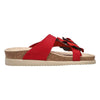 Mephisto Women's Helen Flower Sandal, Red, 6