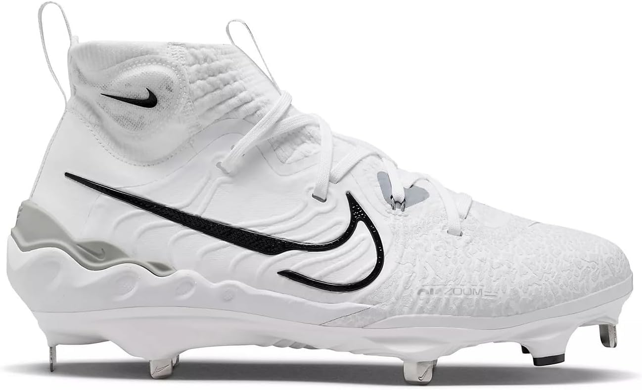 Nike Alpha Huarache NXT Men's Baseball Cleats White/Wolf Grey/Pure Platinum/Black Style: DJ6517-100 (us_Footwear_Size_System, Adult, Men, Numeric, Medium, Numeric_11_Point_5)