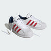 adidas Superstar (Big Kid) Footwear White/Better Scarlet/Night Indigo 4.5 Big Kid M