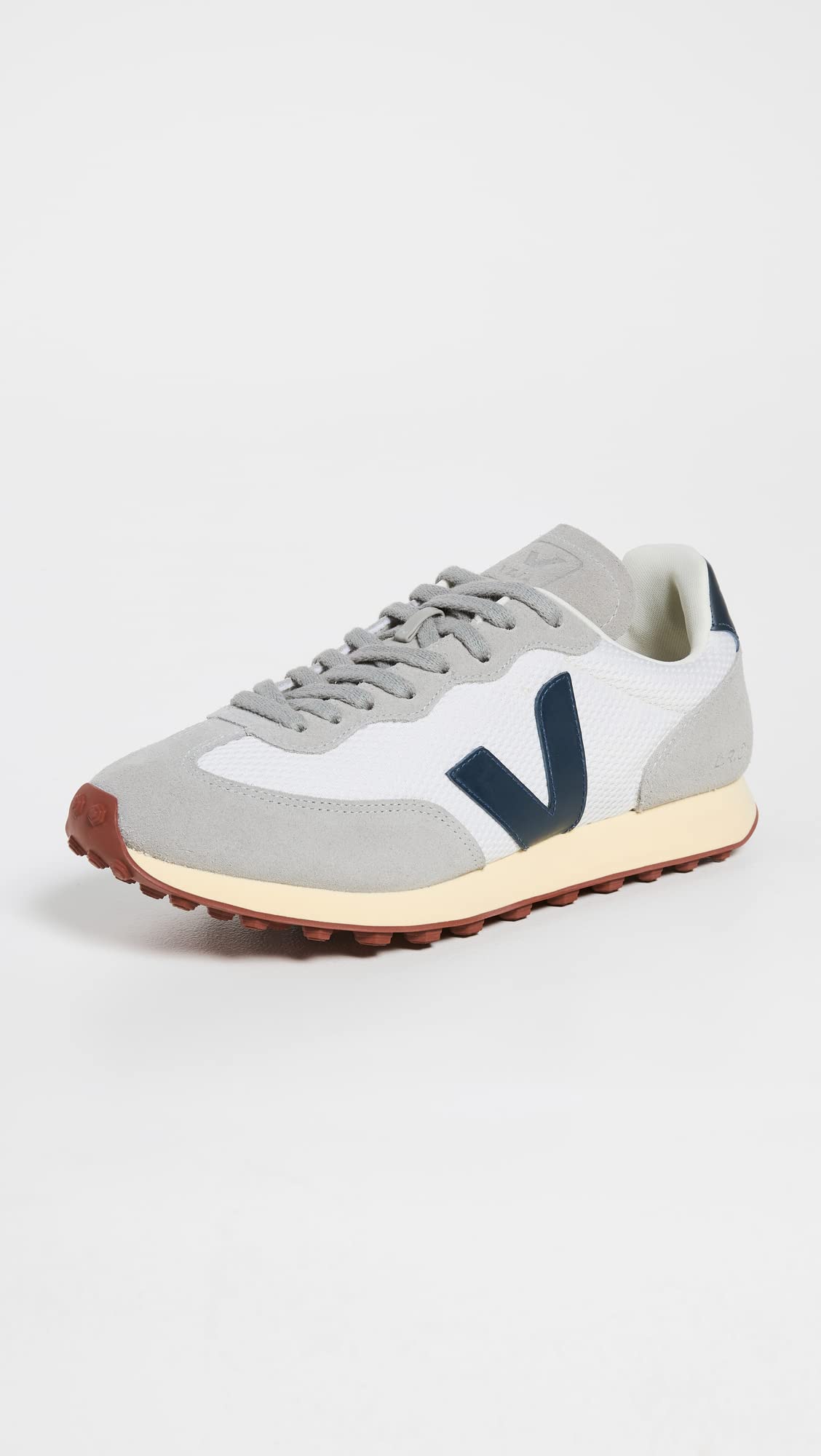 Veja Men's Rio Branco Sneakers, Gravel Nautico, Grey, 9 Medium US