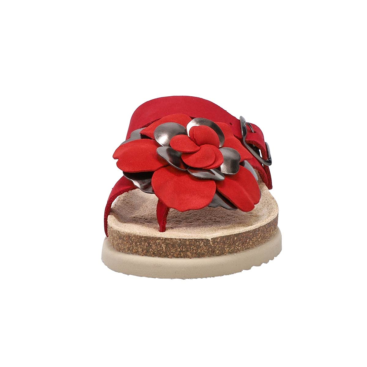 Mephisto Women's Helen Flower Sandal, Red, 6