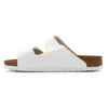 Birkenstock Womens Arizona Super Grip Bright White Slide - 36 NAR