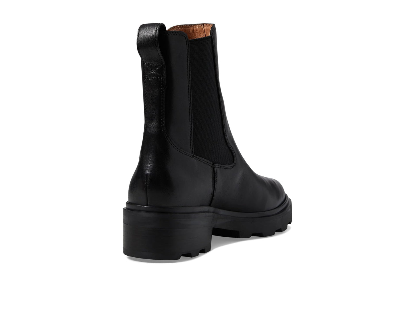 Madewell The Wyckoff Chelsea Lugsole Boot in Leather True Black 10.5 M
