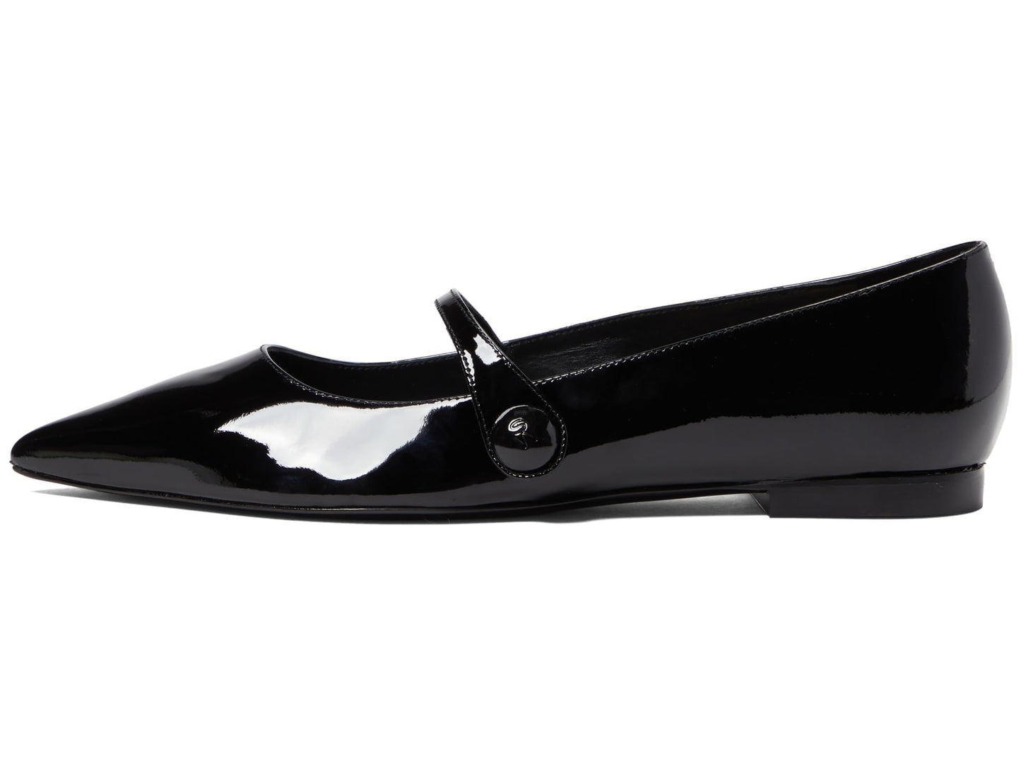 Stuart Weitzman SW Mary Jane Flat Black 7 B