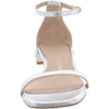 Stuart Weitzman Nudistcurve Pearl Flat Sandal Silver 9 B