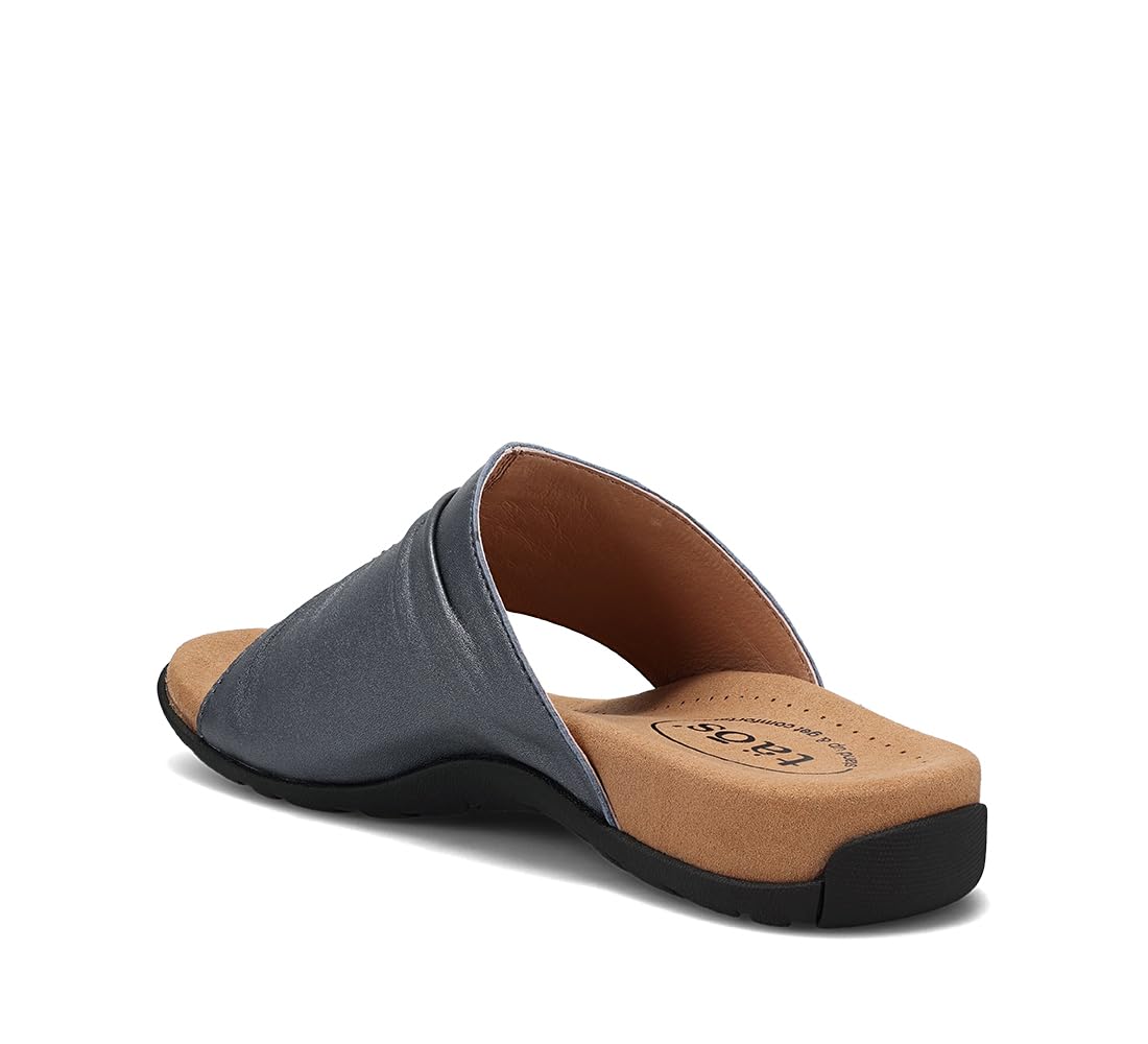 Taos Footwear Women's Gift 2 Navy Pearl Sandal 6 (M) US