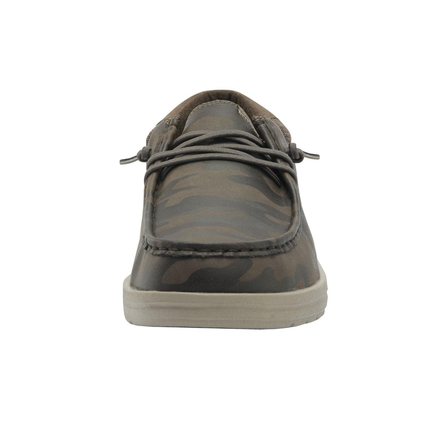 HEYDUDE Men's Paul Woodland Camo Size 11 | Men’s Shoes | Men's Lace Up Loafers | Comfortable & Light-Weight