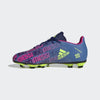 adidas X Speedflow Messi.4 Flexible Ground Cleats Soccer (Little Kid/Big Kid) Victory Blue/Shock Pink/Solar Yellow 4 Big Kid M