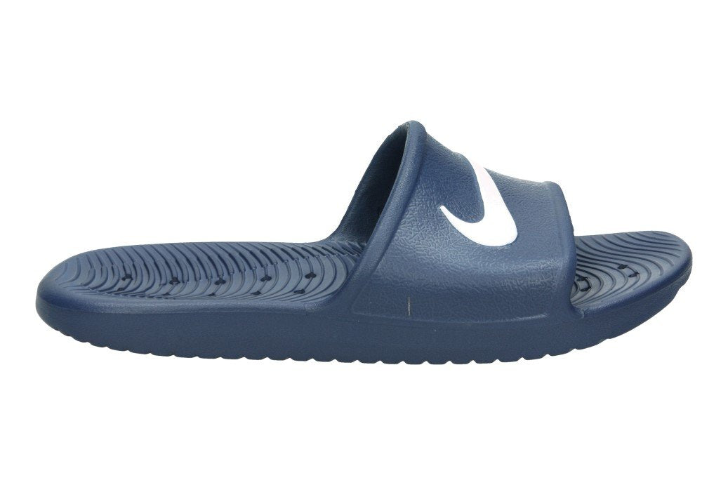 Nike Mens Kawa Shower Slides (9, Midnight Navy/White)