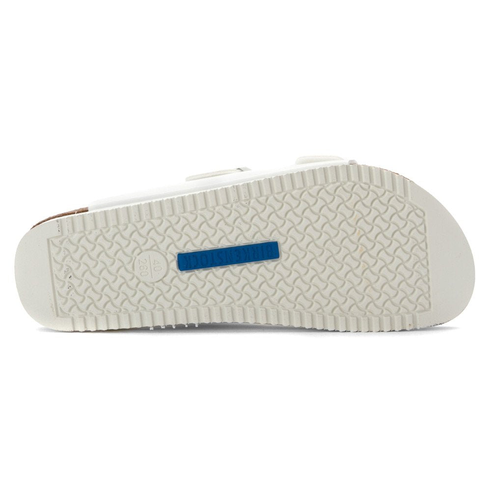 Birkenstock Womens Arizona Super Grip Bright White Slide - 36 NAR