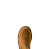ARIAT Men's Rebar Wedge Pull-On Waterproof Work Boot, Distressed Brown, 10 Wide