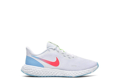 Nike Womens Revolution 5 Running Shoe Sneakers - White/Multi 10 B (M)