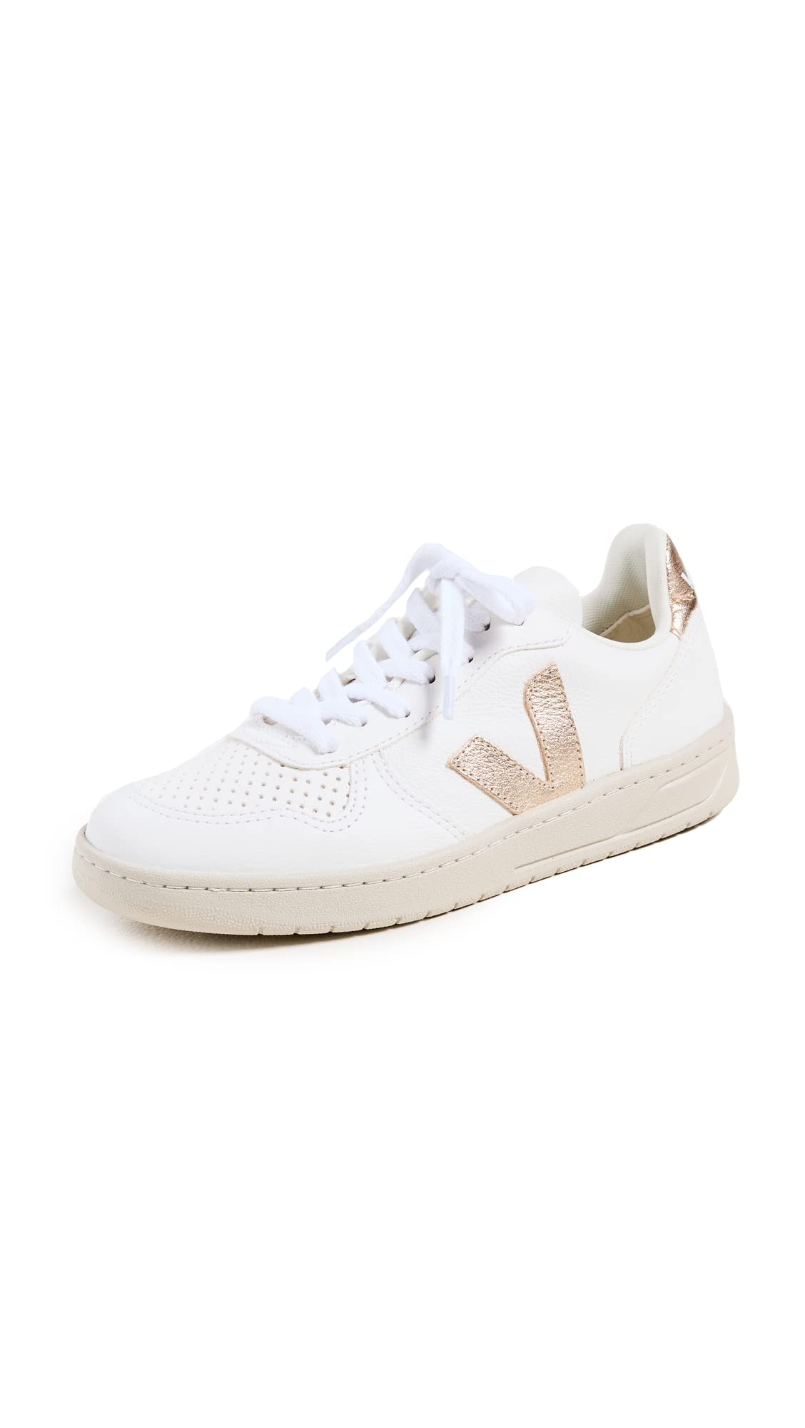 Veja Women's V-10 Sneakers, Extra White Platine, 11 Medium US