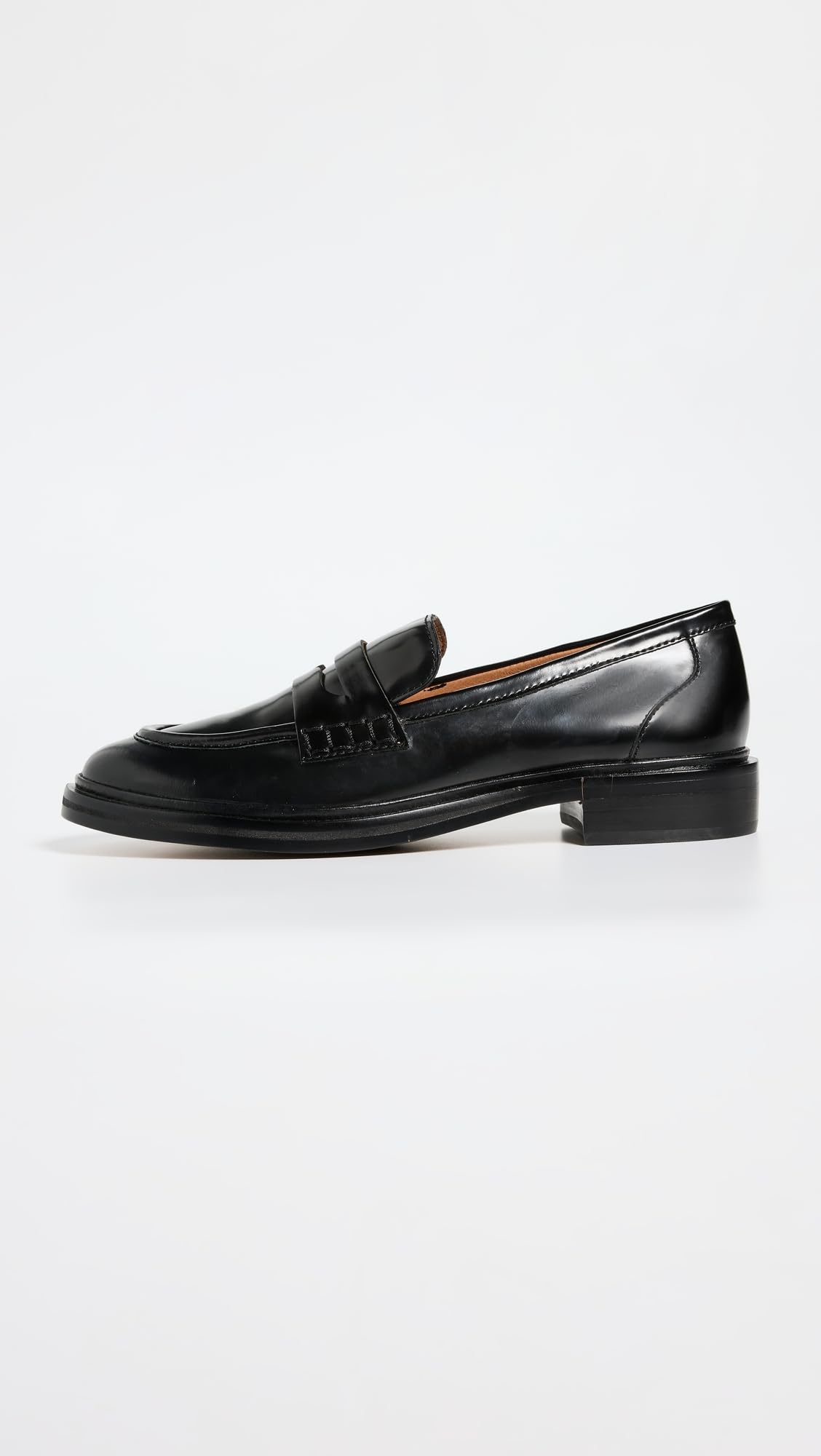 Madewell Women's The Vernon Loafers, True Black, 9 Medium US