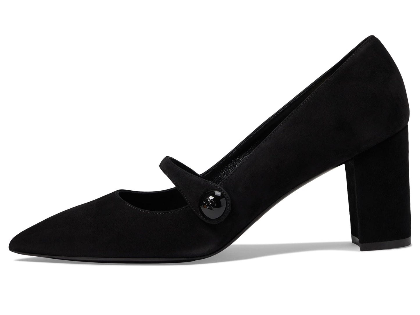 Stuart Weitzman SW 75 Mary Jane Pump Black 11 B