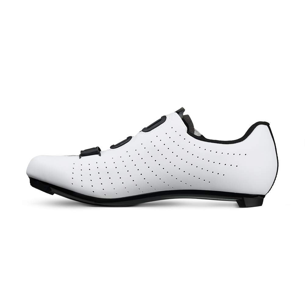 Fizik Tempo R5 Overcurve Cycling Shoe, White/Black- 40.5, White/Black