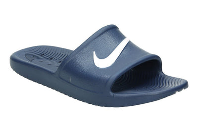 Nike Mens Kawa Shower Slides (9, Midnight Navy/White)