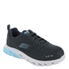 Skechers Work Glide Step SR Work Shoe 108086 Womens Oxford 75 BM US CharcoalLight Blue