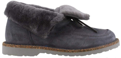 Birkenstock Women's Bakki Graphite-Graphite Sherling 37 R