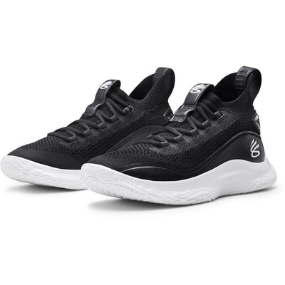 Under Armour Kid's Curry 8 (GS) Basketball Shoe, Black, 7 Big Kid