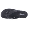 Skechers Women's Foamies Glitzy Flip-Flop, Black, 10
