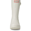 Hunter Original Short Logo Backstrap Boot for Women - Rubber Upper with Recycled Polyester Lining, and Buckle Closure White Willow 8 M
