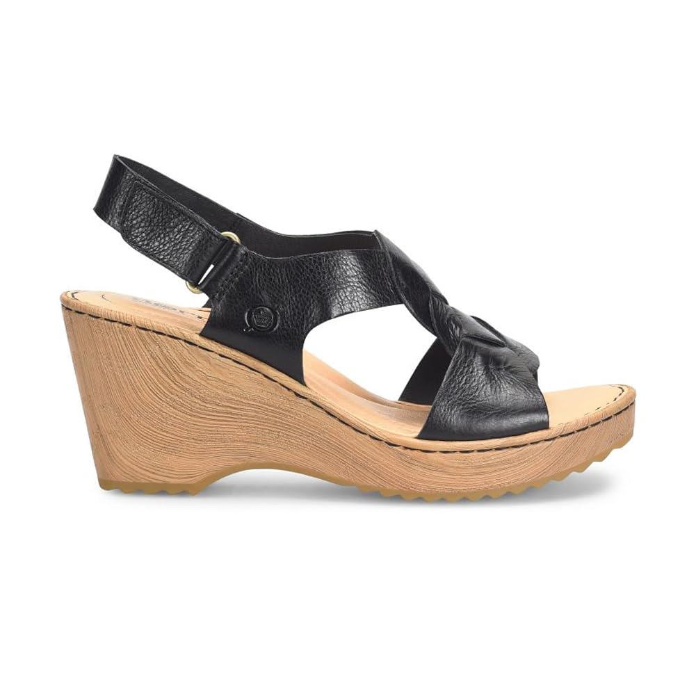 BORN Nina Black Full Grain Leather 6 M (B)