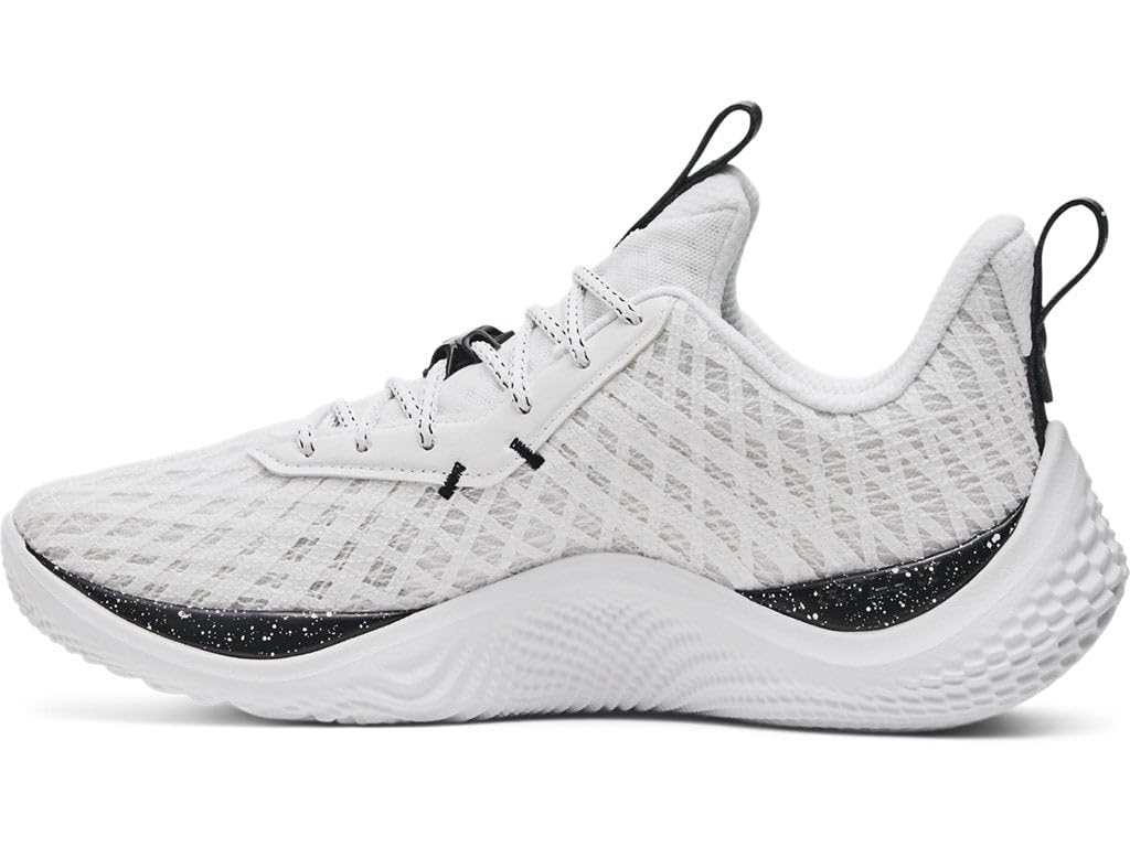 Under Armour Unisex Curry Flow 10 Team Basketball Shoes - UA Flow Cushioning Technology 18/19.5 White