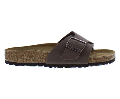 Birkenstock Catalina BS Leather Narrow Unisex Shoes Size 5, Color: Mocca