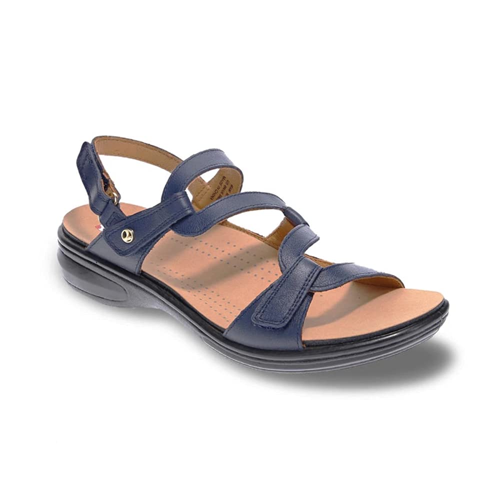 Revere Woman Miami Champagne Leather 8 Wide (D) US