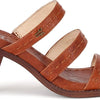 Frye Women's Estelle Strappy Slid Sandal, Cognac - 8.5M