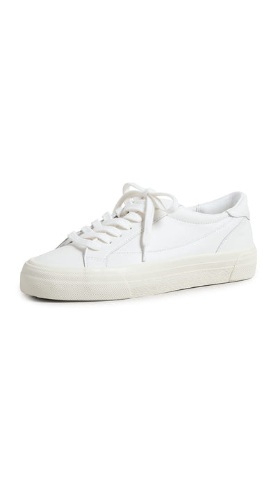 Madewell Women's Sidewalk Low Top Sneakers, Pale Parchment Multi, 5 Medium US