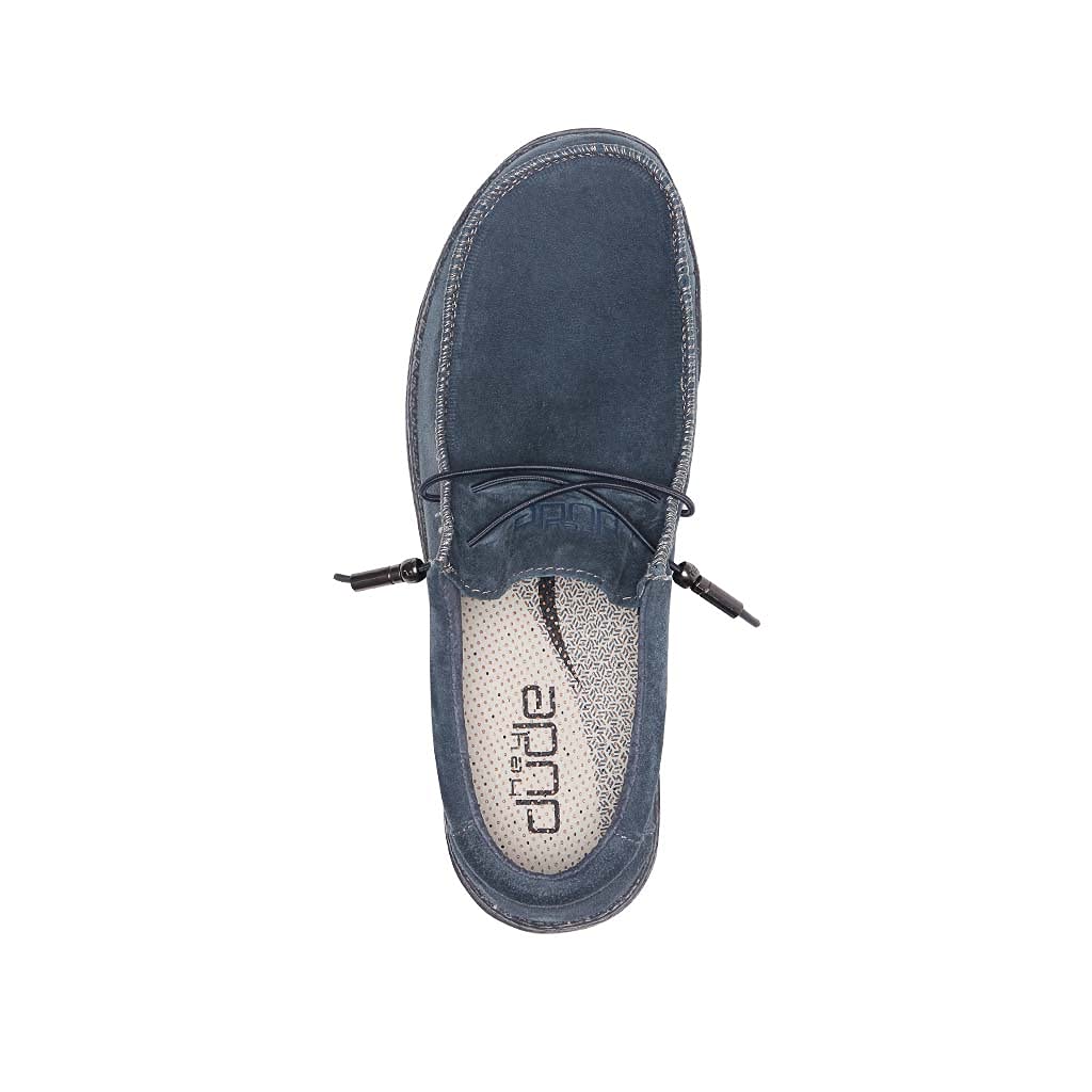 Hey Dude Men's Wally Suede Carbon Size 15 | Men’s Shoes | Men's Lace Up Loafers | Comfortable & Light-Weight