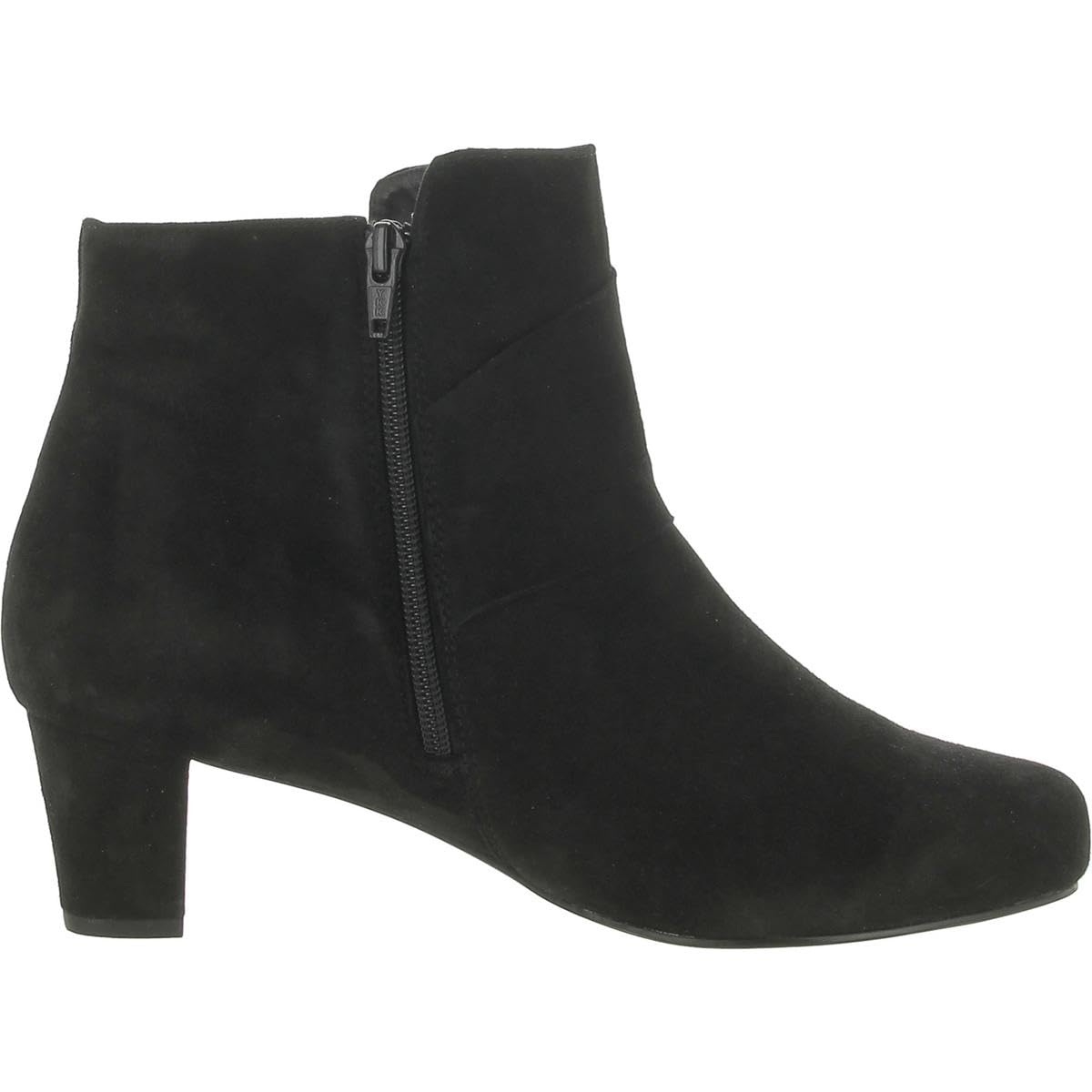 David Tate Women's Cutey Fashion Boot, Black Suede, 9 X-Wide
