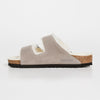 Birkenstock Men's Arizona Shearling Sandals, Stone Coin/Natural, 12 Medium US
