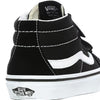 Vans Kids Sk8-Mid Reissue V Skate Shoe Black/True White 3.5