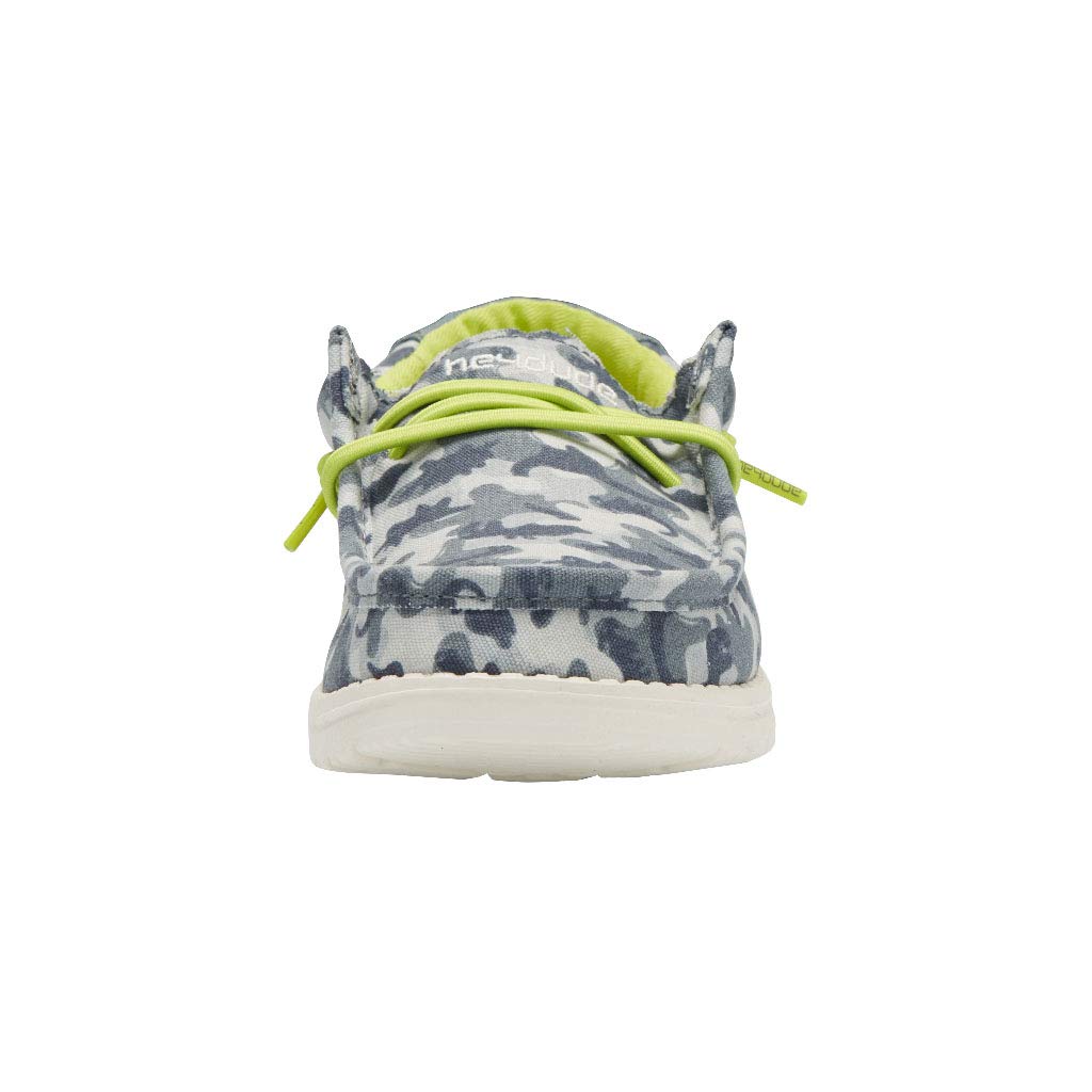 HEYDUDE Boy's Wally Youth Multiple Colors | Boys Shoes | Boy's Lace Up Loafers | Comfortable & Light-Weight