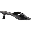 Stuart Weitzman Miami Xcurve 50 Slide Black 8.5 B