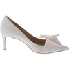 Stuart Weitzman Stuart Loveknot 75 Pump Ivory 7 B