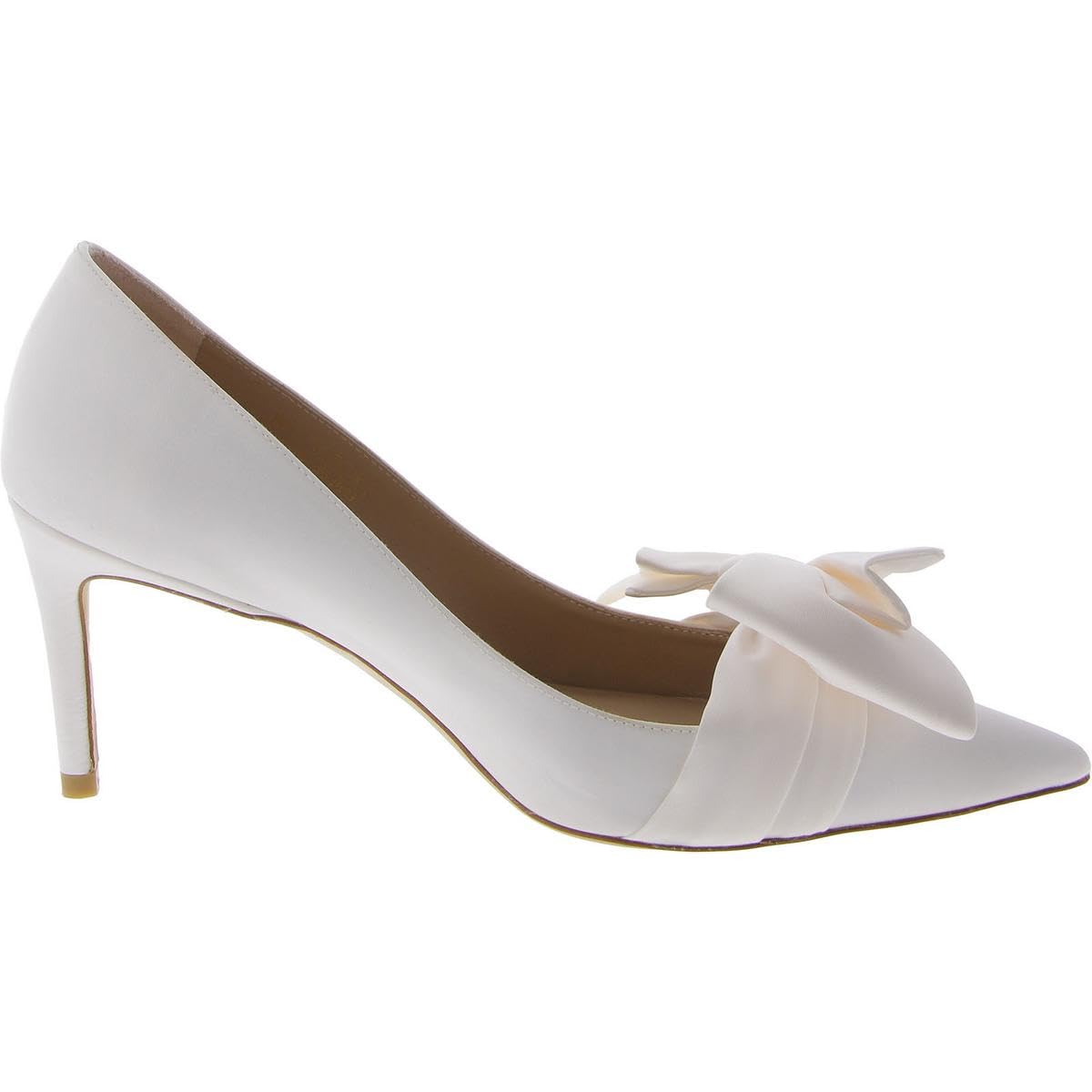 Stuart Weitzman Stuart Loveknot 75 Pump Ivory 7 B