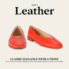 Frye Women's Claire Flat Shoe, Red - 9 M