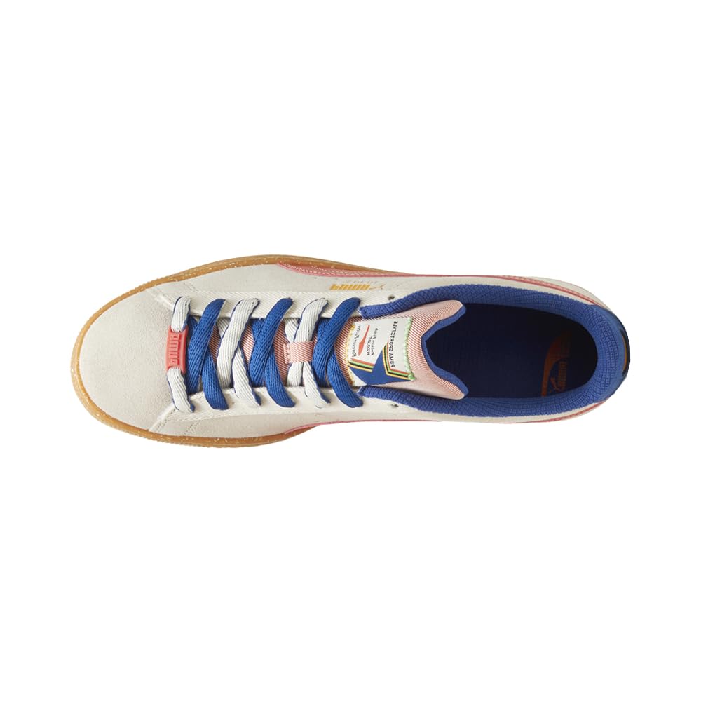 PUMA Mens Suede Podium Lace Up Sneakers Shoes - Off White - Size 12 M
