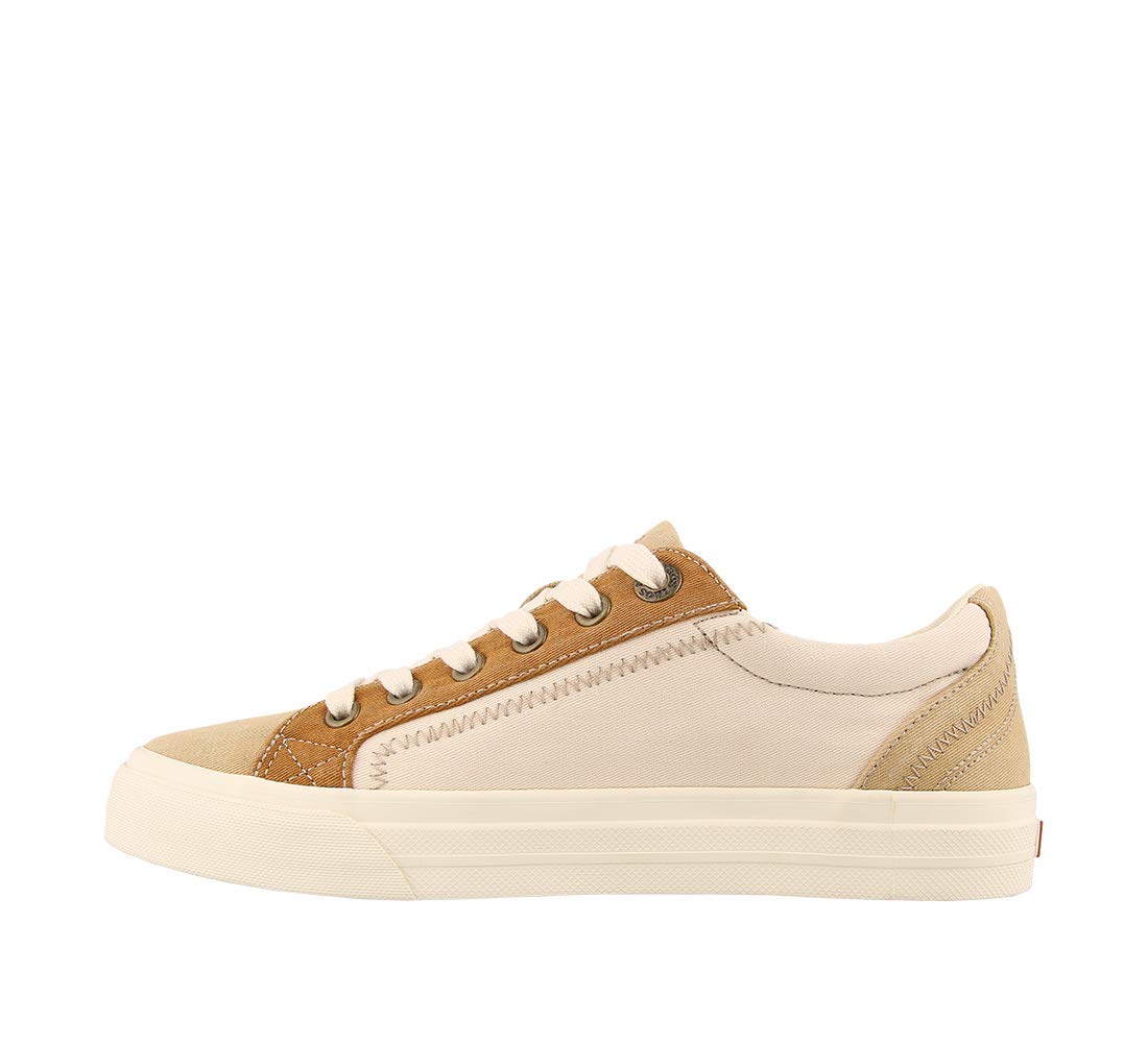 Taos Plim Soul Women's Sneaker-Stylish Platform Sneaker with Curves & Pods Removable Footbed, Arch Support, Classic Design for Everyday Fashion, All Day Comfort Tan Multi 7 (M) US