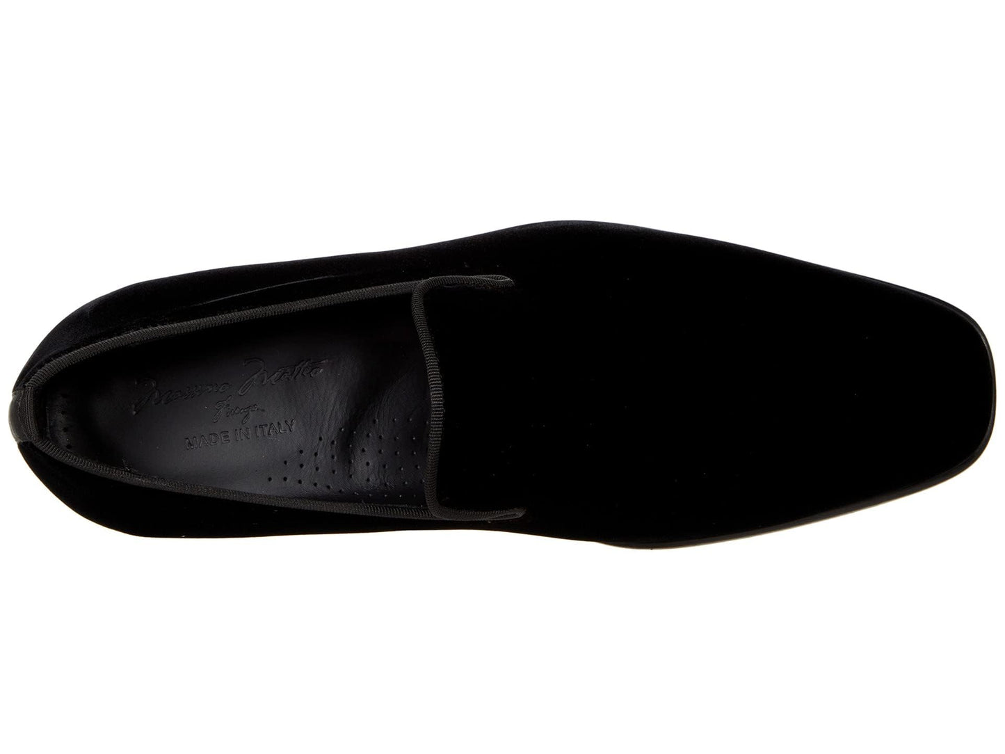 Massimo Matteo Italian Velvet Slip-On Black 7.5 D (M)
