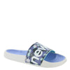 New Balance Women's 200 V1 Slide Sandal, White/Vibrant Violet/Surf, 8 Medium US