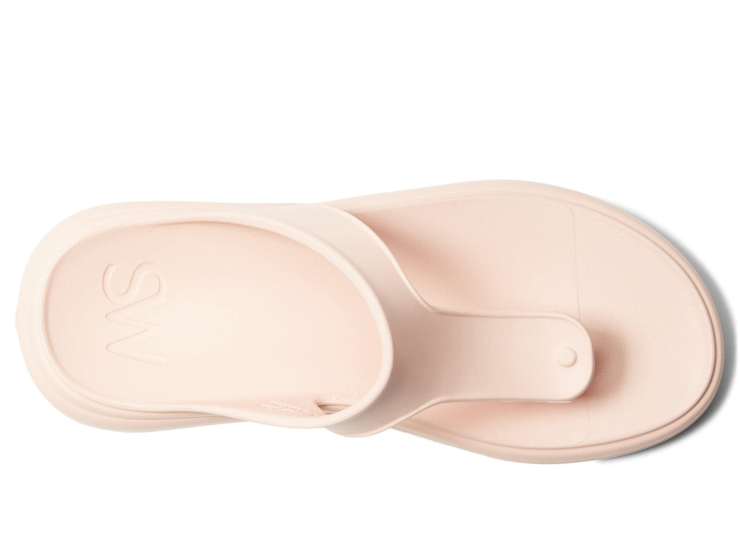 Stuart Weitzman Stuflex T-Strap Slide Rosewater 6 B